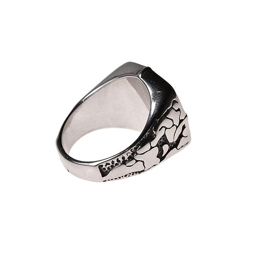 Compass ring silver