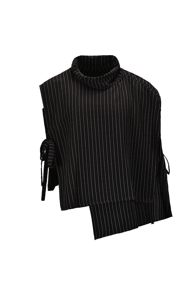 Oversized Layered Stripe Blouse