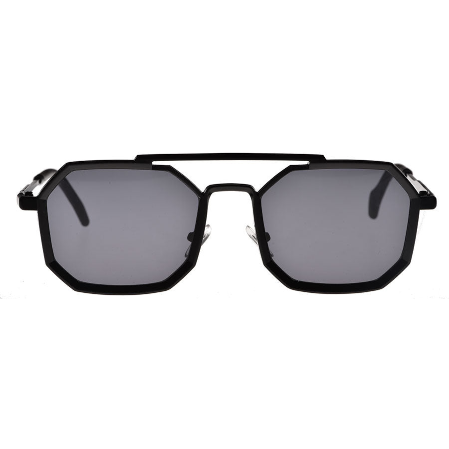 Hexagonal black glasses
