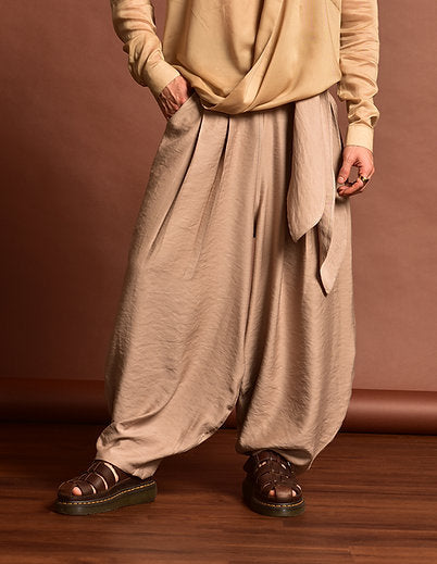 Beige desert lux pants