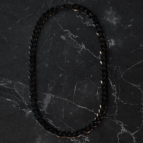 Black Cuban chain 10mm x 55cm