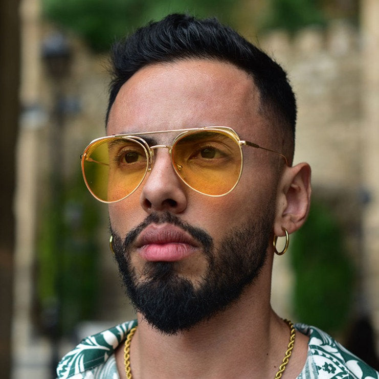 Aviador flip sunglasses