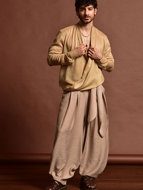 Beige desert lux pants