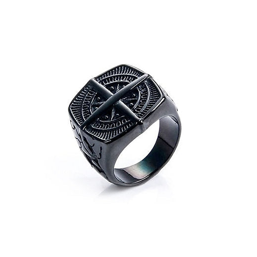 Compass ring black