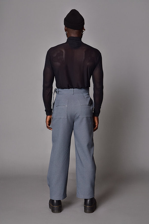 Buso slim fit turtle neck transparency
