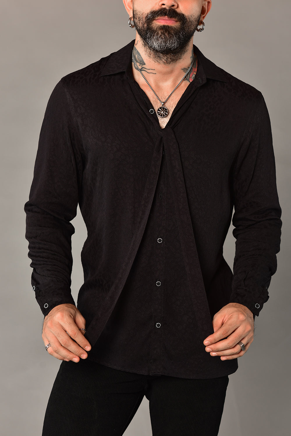 Leopard long sleeve shirt