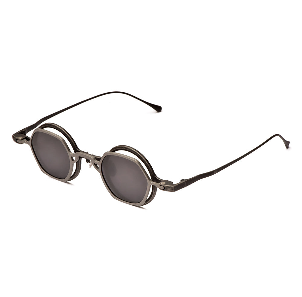 Blued Cyborg Titanium Glasses