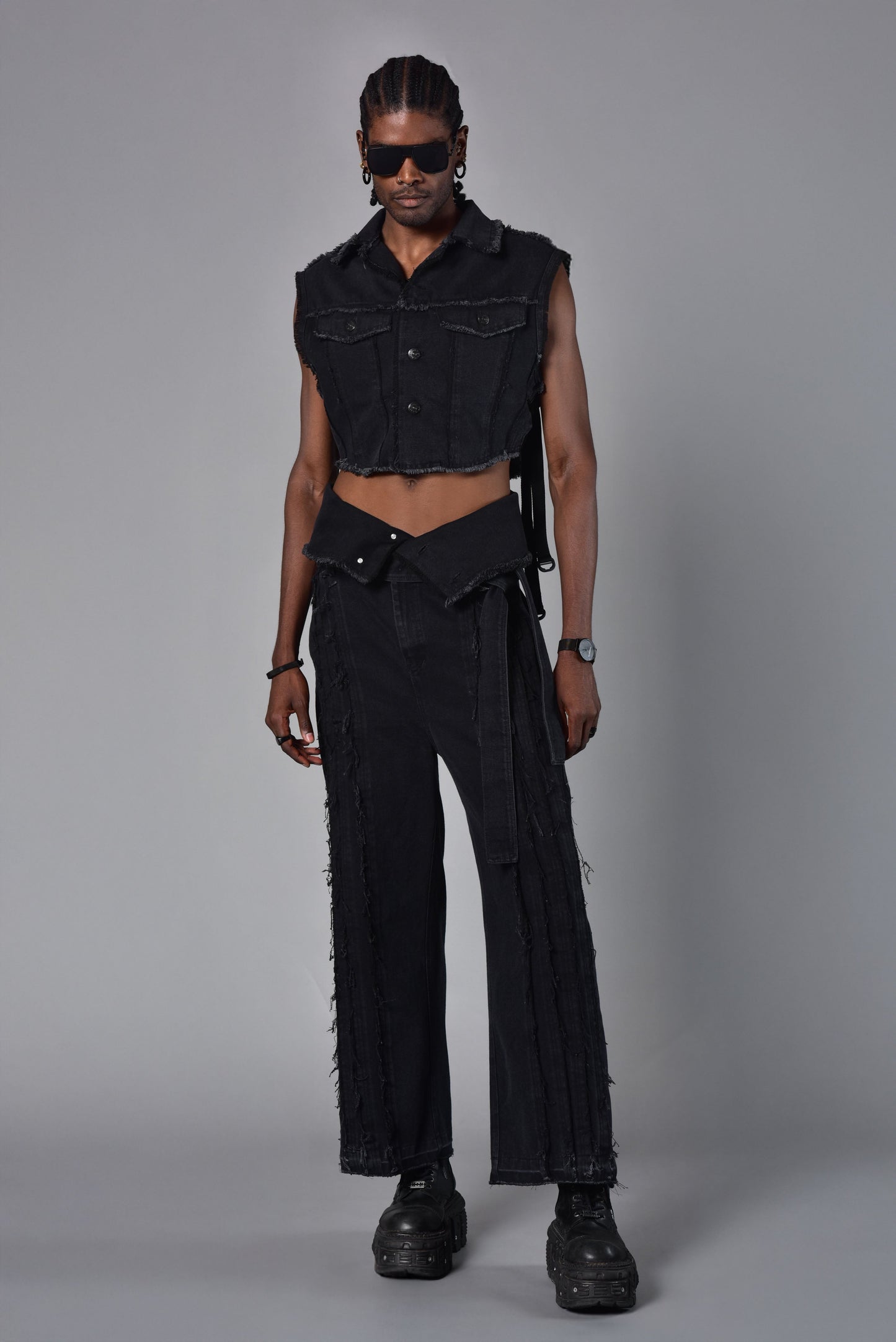 Pantalon Kyoto ultra wide leg demin
