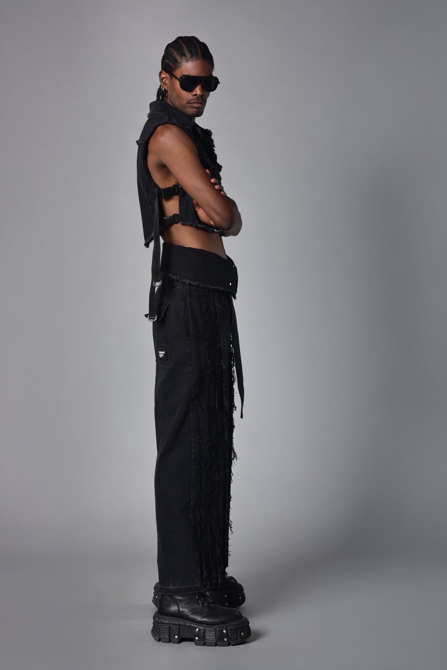 Pantalon Kyoto ultra wide leg demin