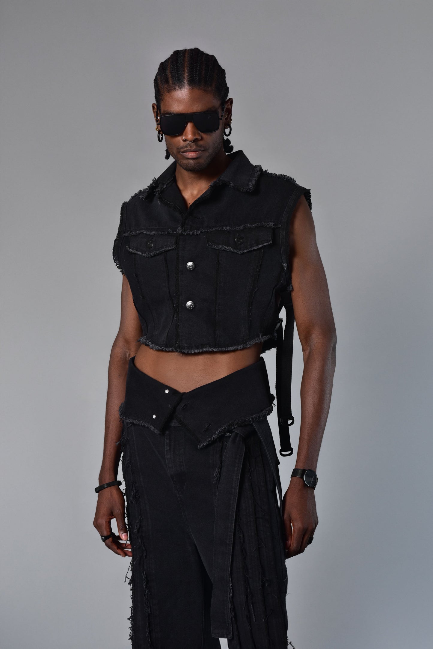 Hunting Jacket Crop Top