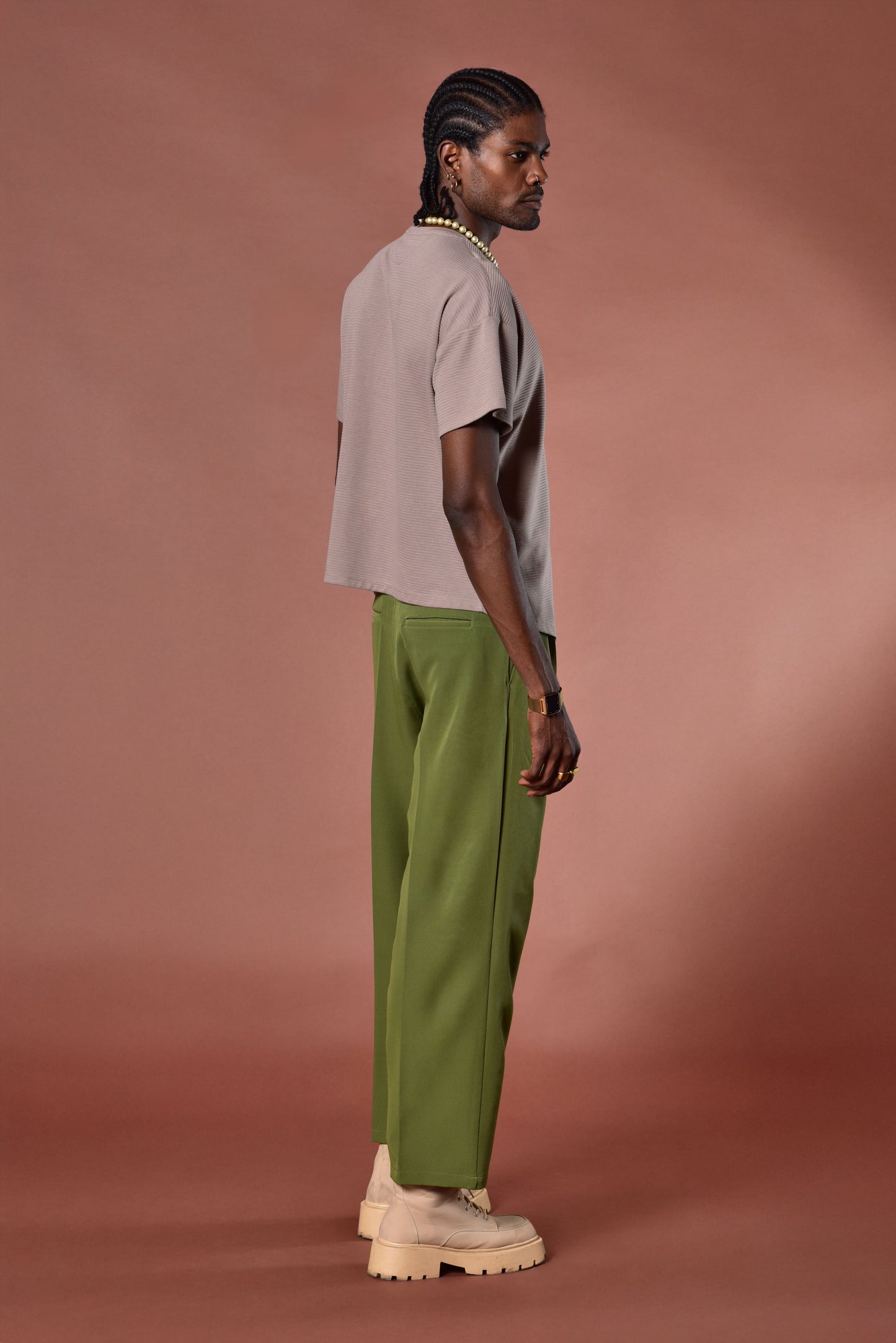 Fighter layering beige t-shirt