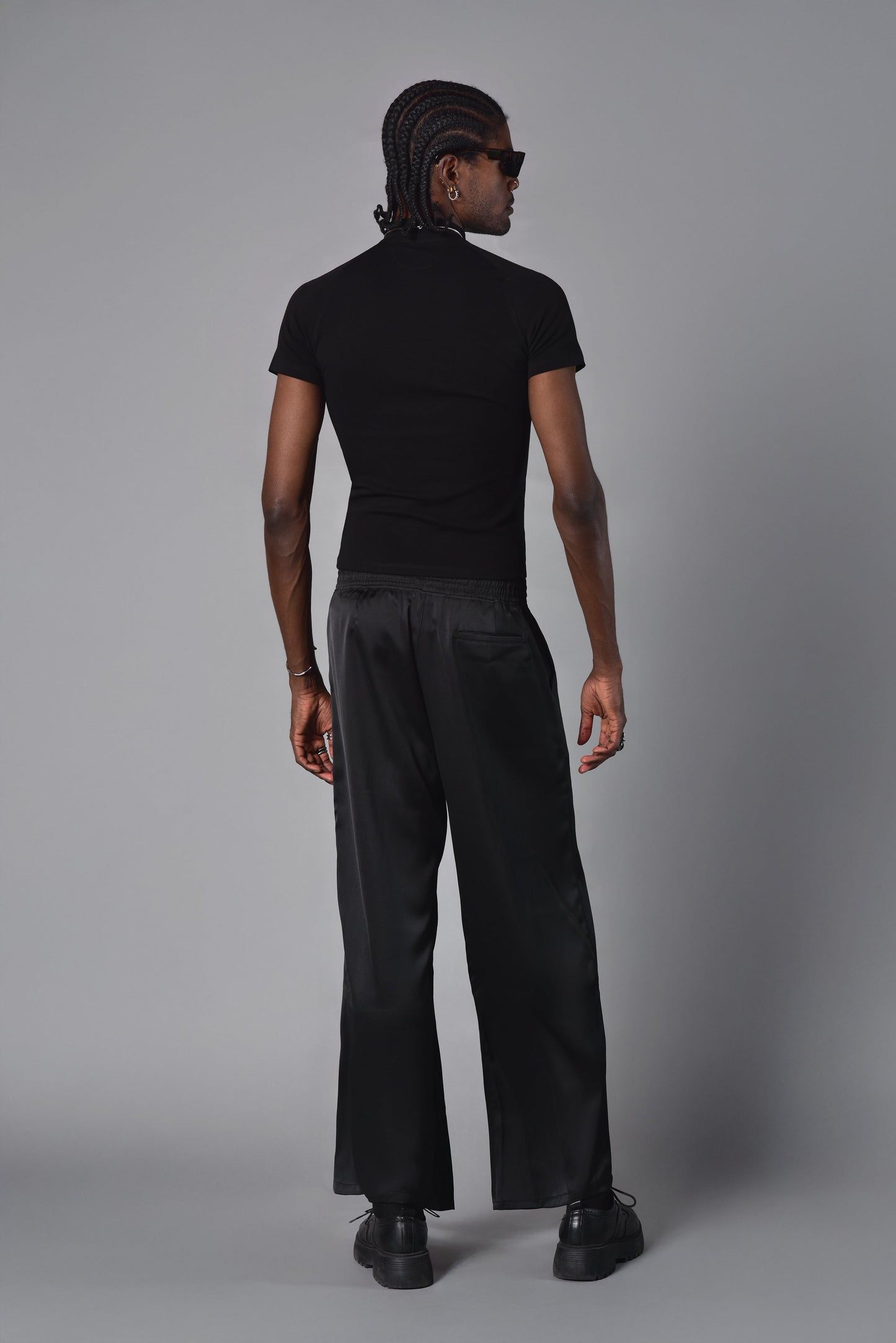 Super slim black perkins t-shirt