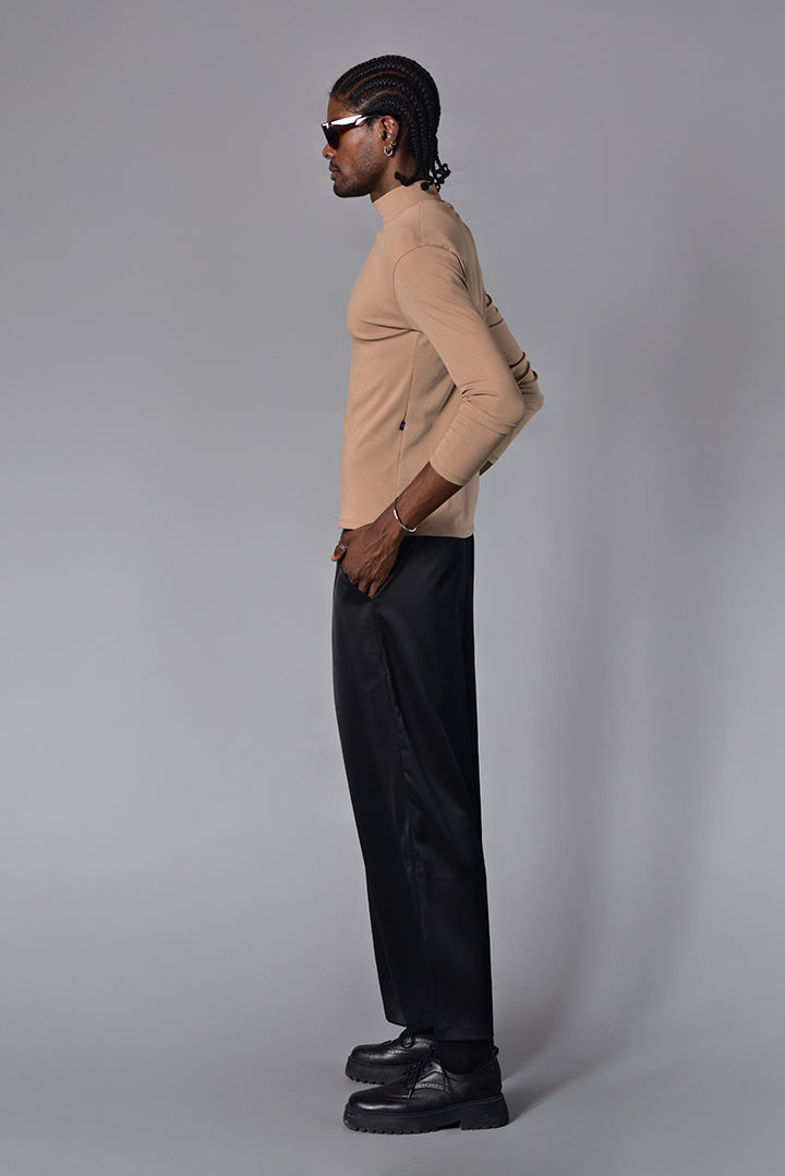 Pantalon wide leg santin negro