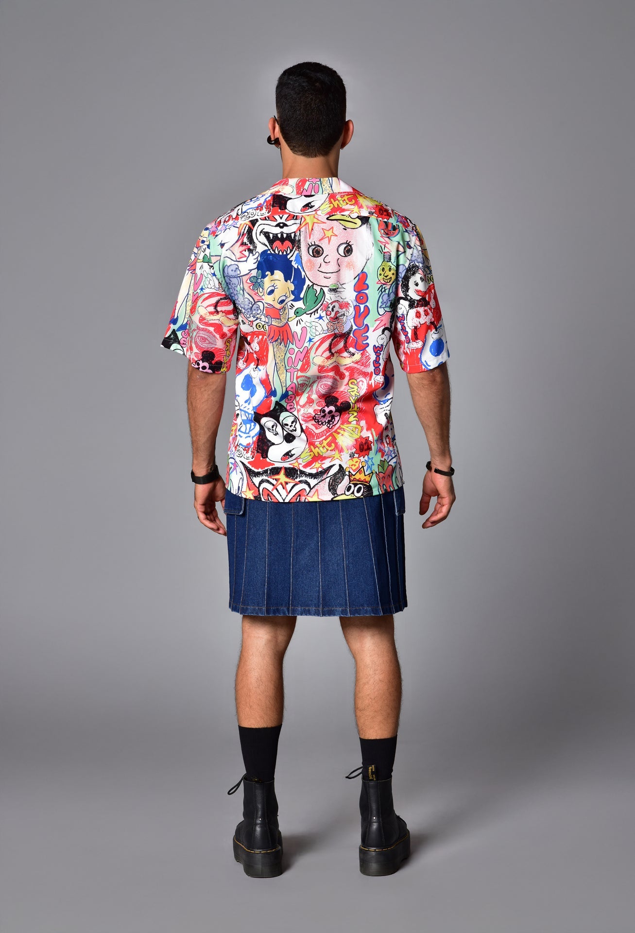 Boxy Fit Comic Chaos Shirt