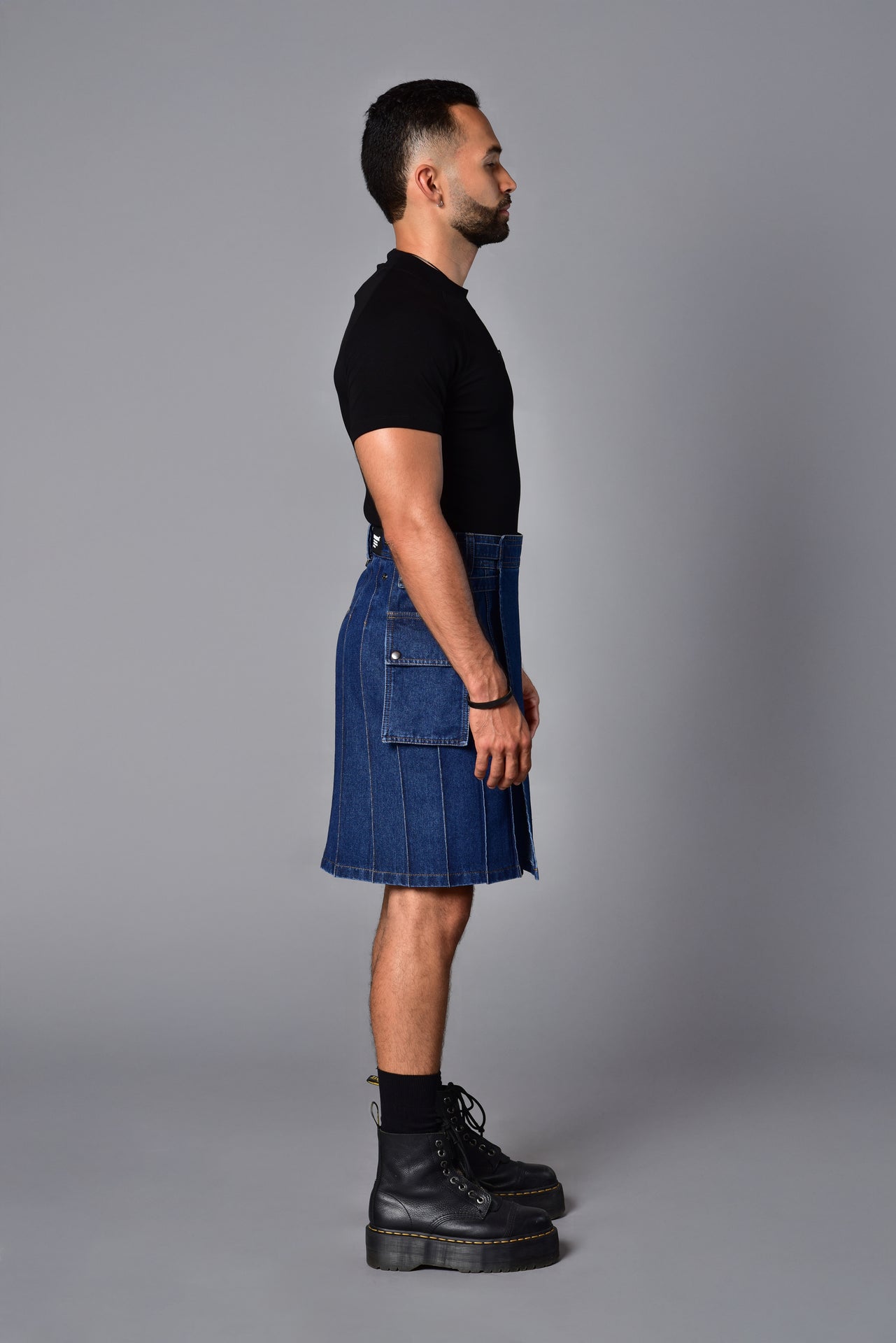 Battle Denim Skirt