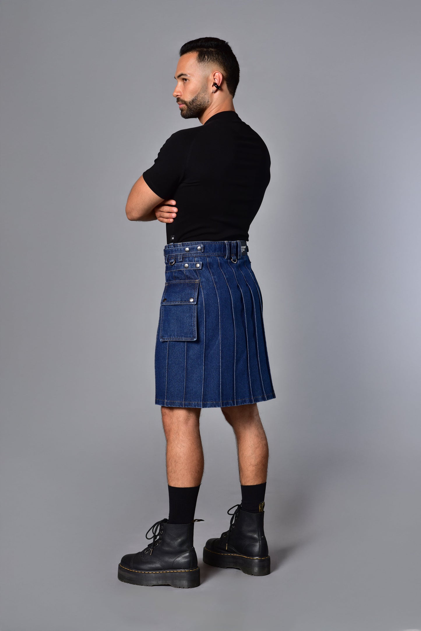 Battle Denim Skirt