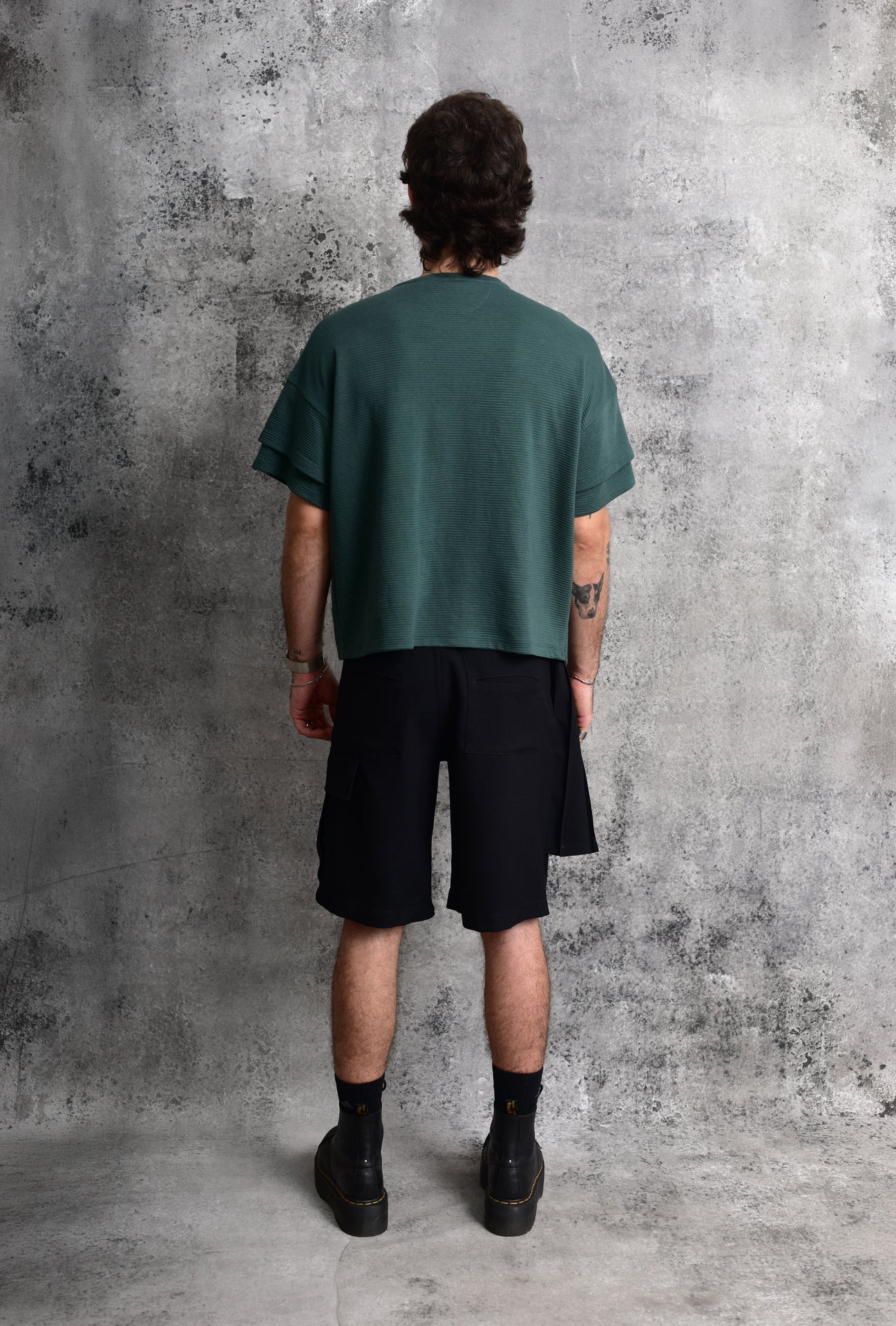 Fighter layering T-Shirt pine green