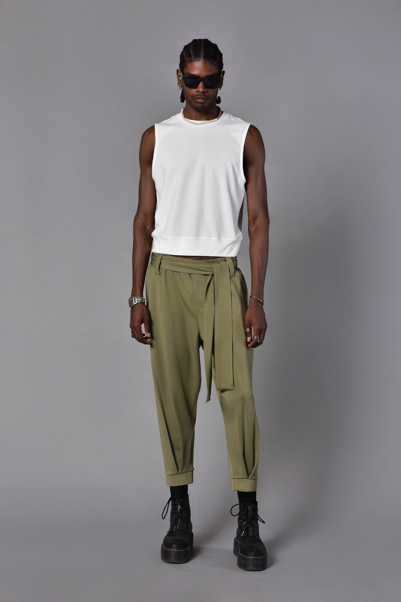 Pistachio samurai pants