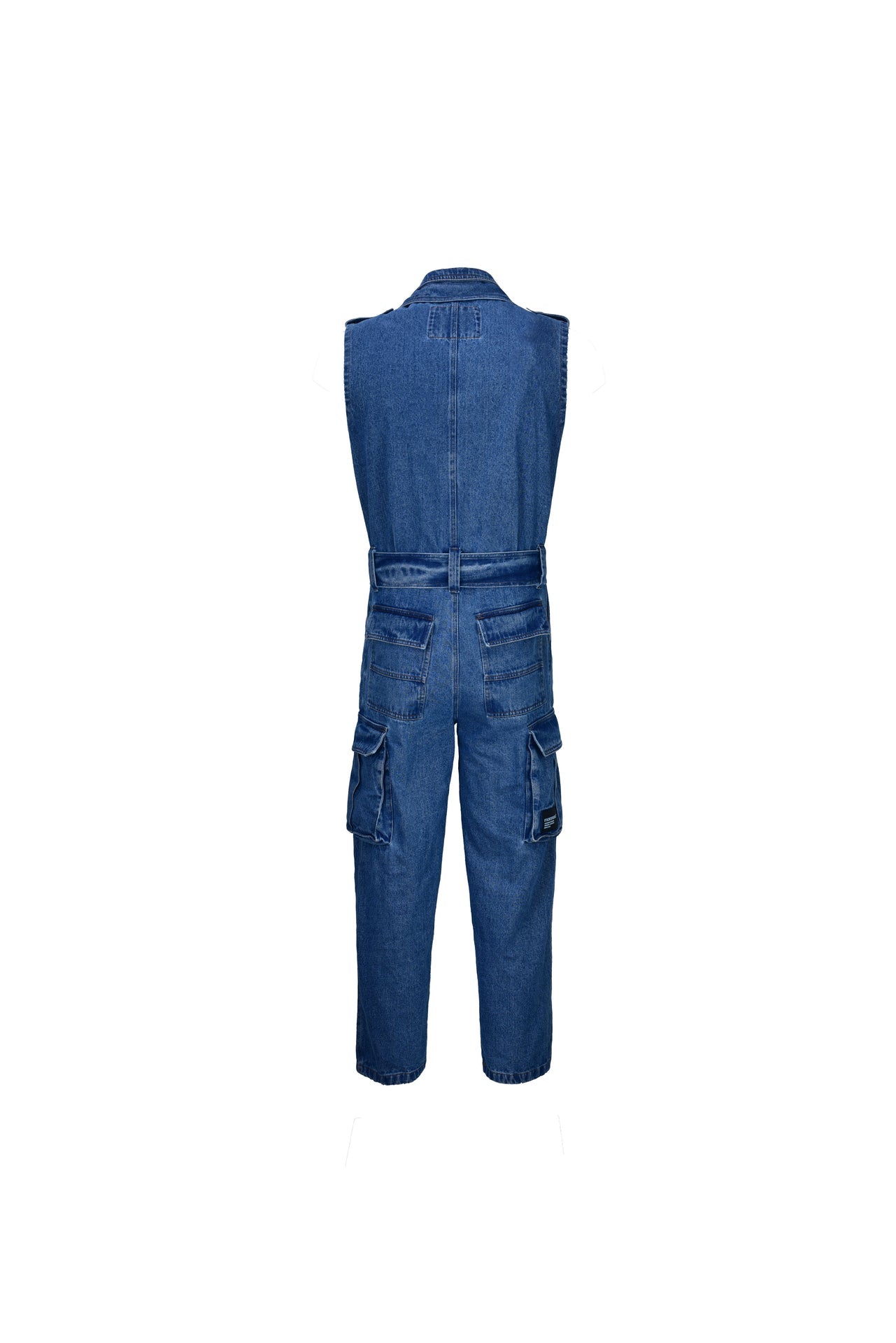 Samurai Cargo Denim Jumpsuit