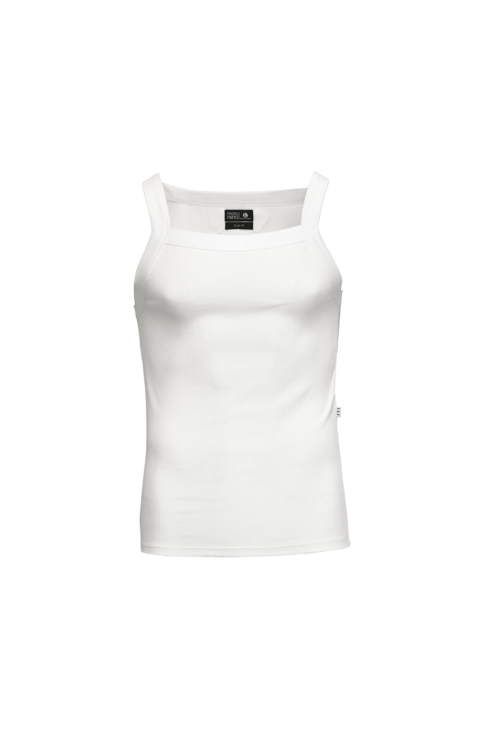 White Tank top rib
