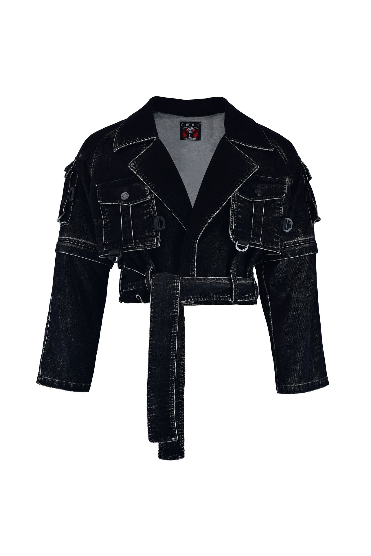 Wasteland cargo techwear black jacket