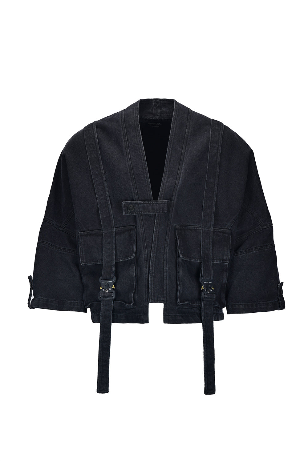 Kimono cargo denim black