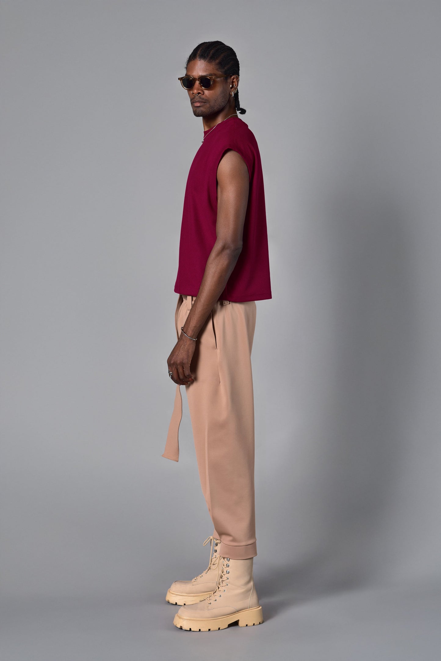 Beige samurai pants
