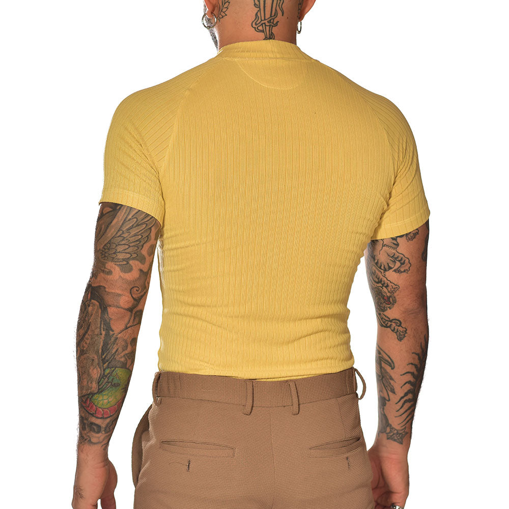 Super slim yellow perkins t-shirt