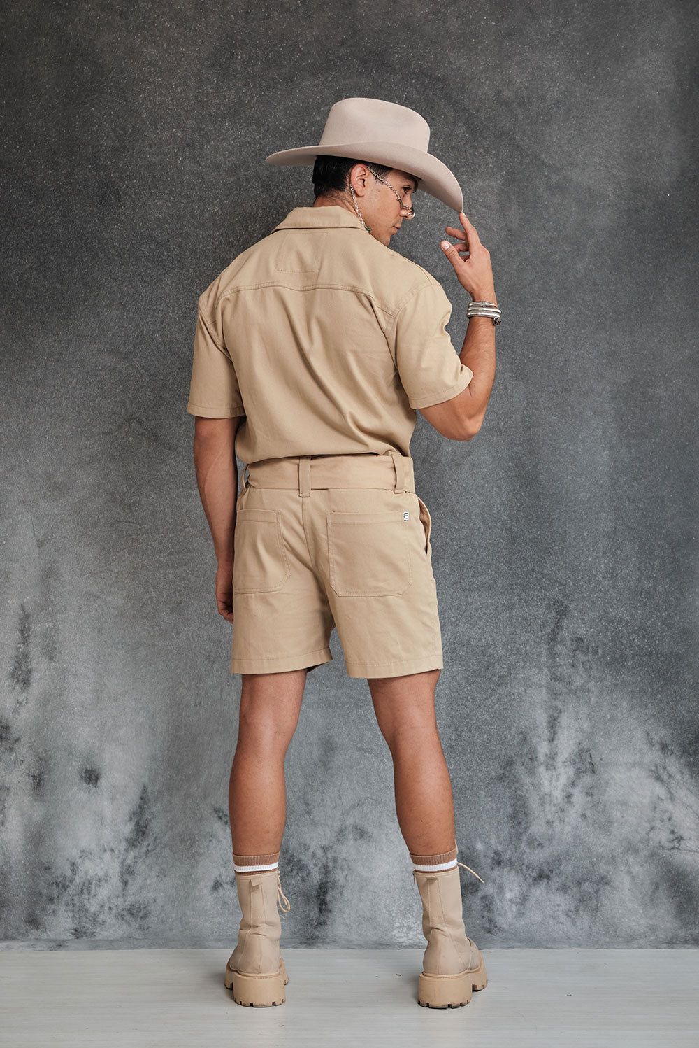 Short Safari Jumpsuit
