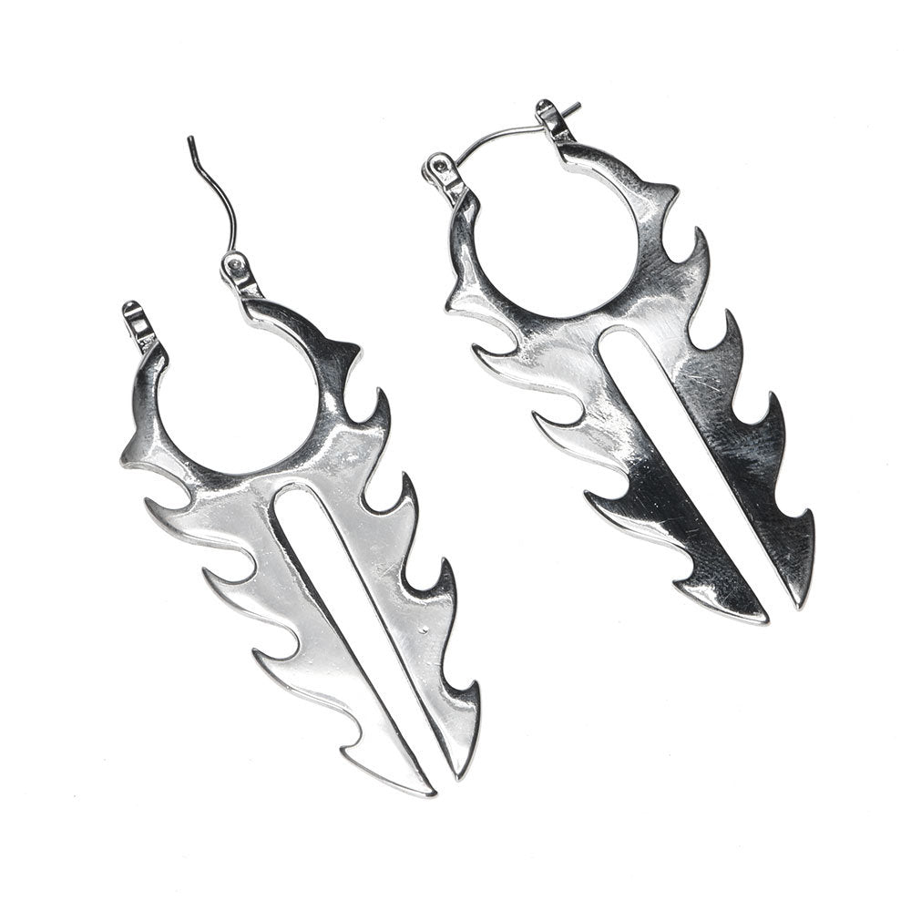 Extra large saw blade earring