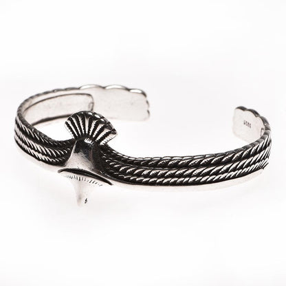 Eagle bangle silver