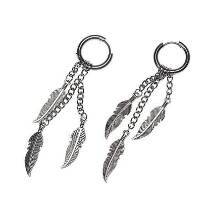 Feather earring