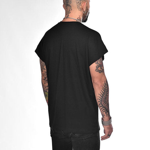 Black Japanese sleeve blouse t-shirt