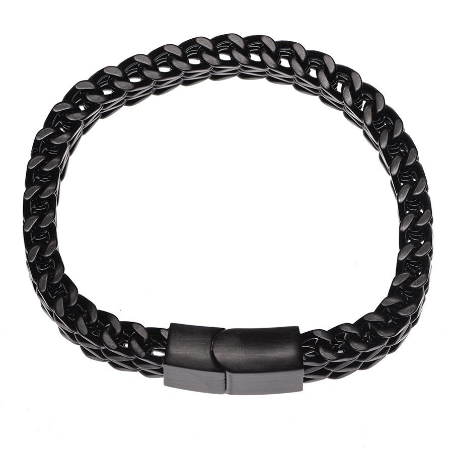 Steel black bracelet 11mm