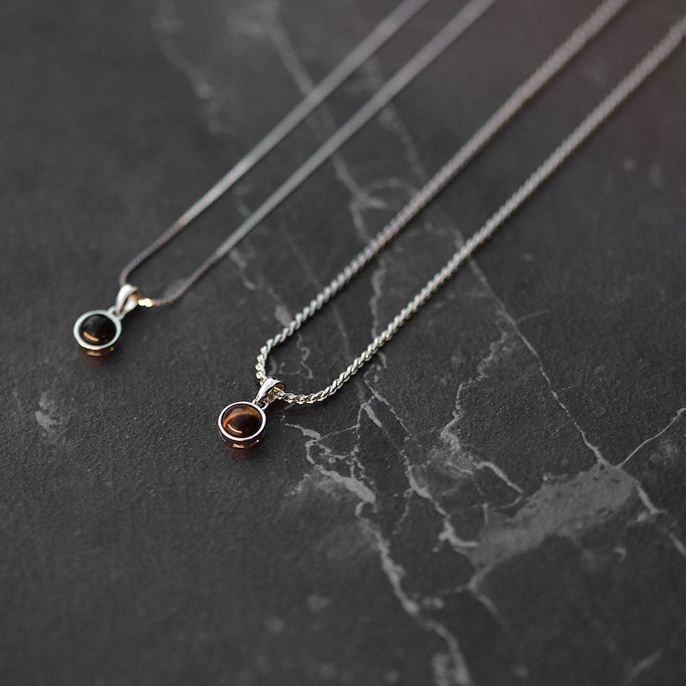 Gem drops necklace