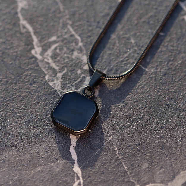 Nexus black necklace 60cm