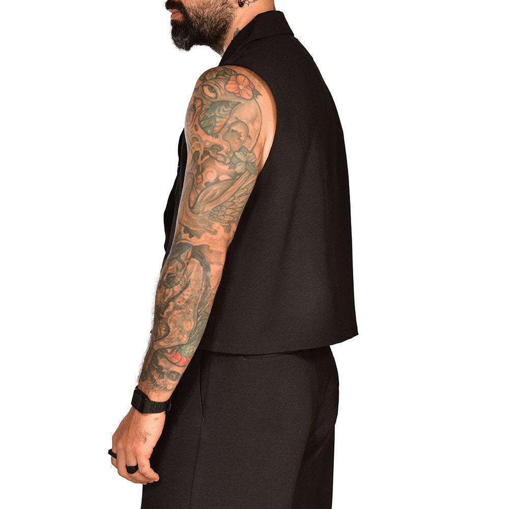 Old money black vest