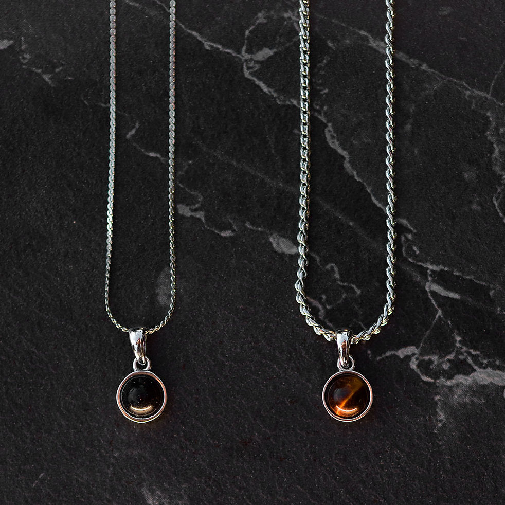 Gem drops necklace