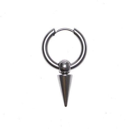 Pike silver earrings