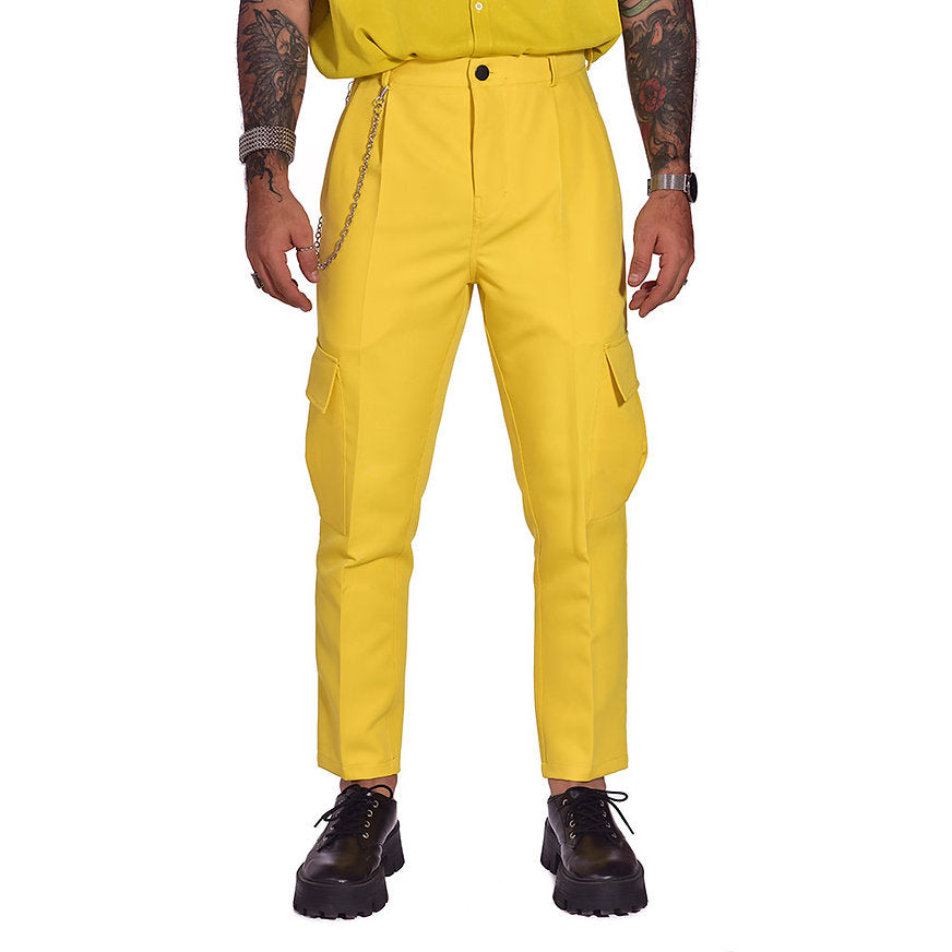 Baggy cargo pants yellow