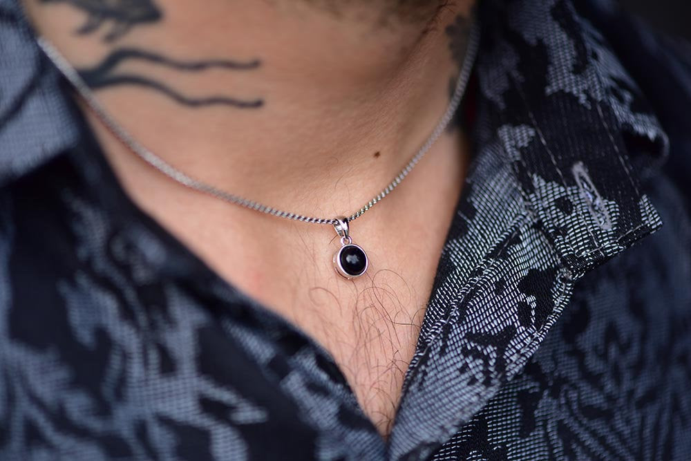 Gem drops necklace