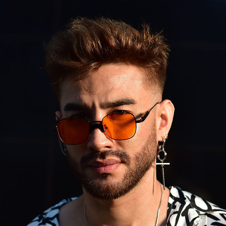 Orange blood glasses