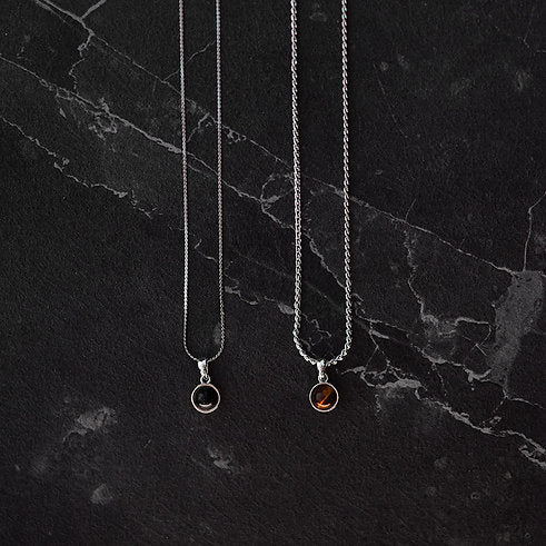 Gem drops necklace
