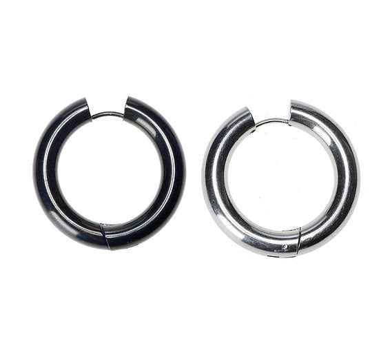 Large hoop earrings 3cm