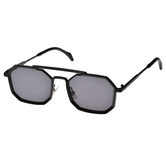Hexagonal black glasses