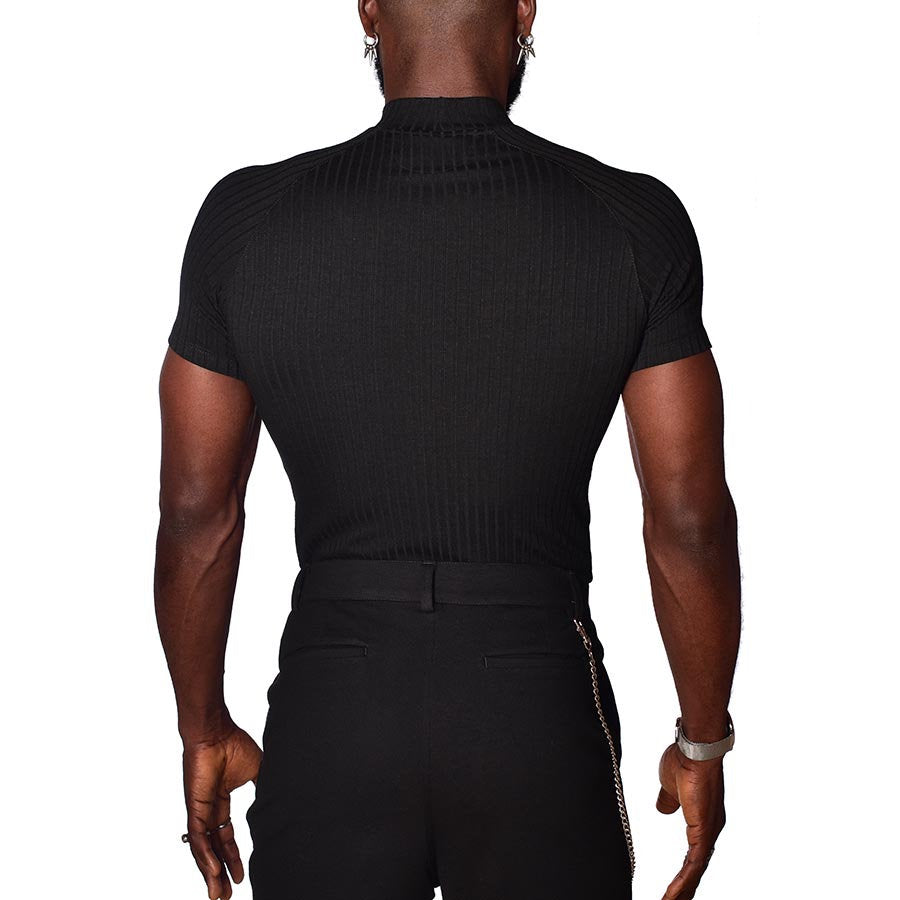 Black super slim perkins t-shirt