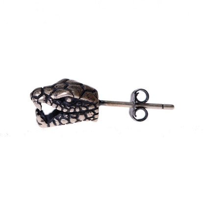 Snake head earring in S925 silver