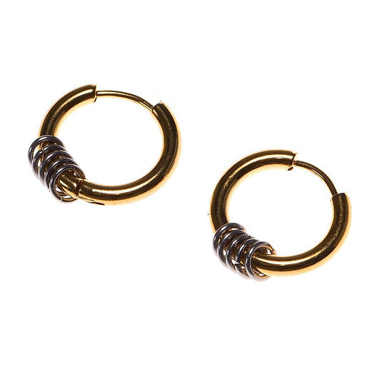 Round hoop earring