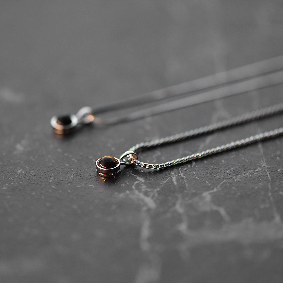 Gem drops necklace