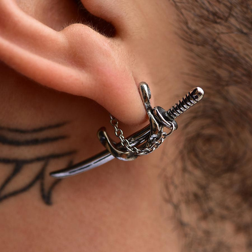 Sword earring